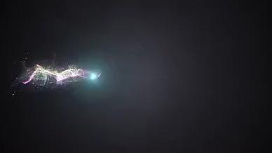 粒子拖尾logo演绎视频的预览图